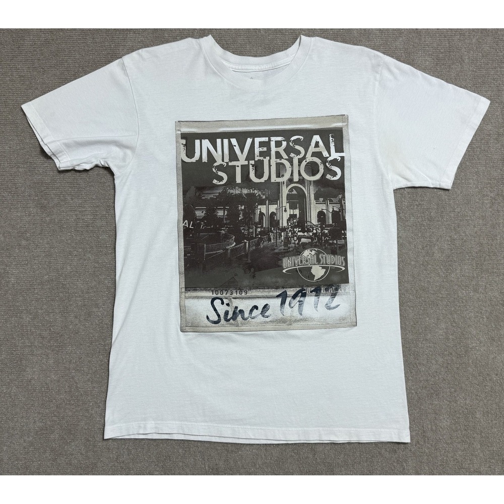Universalโ Studios Shirt Mens Medium Graphic Tee Since 1912 Movie Theme Park